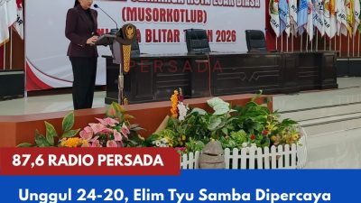 Unggul 24-20, Elim Tyu Samba Dipercaya Nahkodai KONI Kota Blitar, Pembenahan Internal dan Prestasi Jadi Prioritas