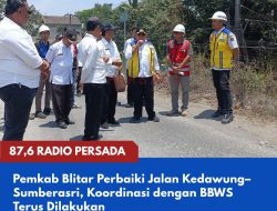 Pemkab Blitar Perbaiki Jalan Kedawung–Sumberasri, Koordinasi dengan BBWS Terus Dilakukan