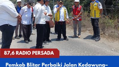Pemkab Blitar Perbaiki Jalan Kedawung–Sumberasri, Koordinasi dengan BBWS Terus Dilakukan