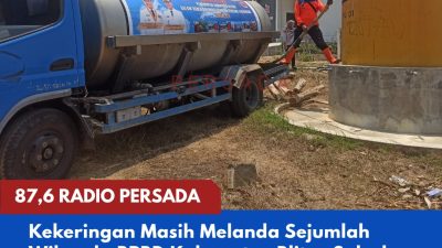 Kekeringan Masih Melanda Sejumlah Wilayah, BPBD Kabupaten Blitar Salurkan 12 Ribu Liter Air Bersih ke Wates dan Binangun