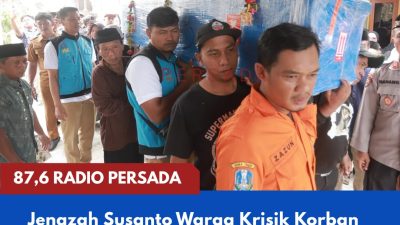 Jenazah Susanto Warga Krisik Korban KMP Virgo Transport 8 Dimakamkan di Kampung Halaman