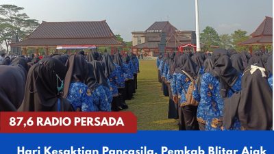 Hari Kesaktian Pancasila, Pemkab Blitar Ajak Masyarakat Perkuat Persatuan di Tengah Dinamika Sosial