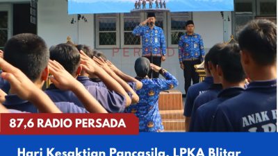 Hari Kesaktian Pancasila, LPKA Blitar Jadikan Nilai Persatuan sebagai Bagian dari Proses Perubahan Anak Binaan