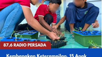 Kembangkan Keterampilan, 15 Anak Binaan LPKA Blitar Praktik Budidaya Hidroponik