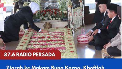 Ziarah ke Makam Bung Karno, Khofifah Tegaskan Semangat Jawa Timur Menuju Kedaulatan Pangan