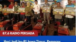 Hari Jadi ke-81 Jawa Timur, Pemprov Salurkan Combine Harvester hingga Pompa Air untuk Kelompok Tani di Kabupaten Blitar