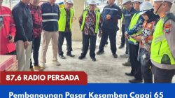 Pembangunan Pasar Kesamben Capai 65 Persen, Bupati Blitar Minta Fasilitas Ramah Lansia dan Disabilitas