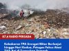 Kebakaran TPA Srengat Blitar Berlanjut hingga Hari Kedua, Petugas Fokus Atasi Titik Api di Tumpukan Sampah