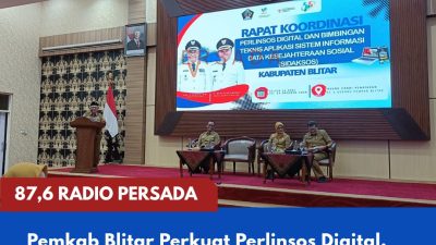 Pemkab Blitar Perkuat Perlinsos Digital, Masyarakat Diajak Jadi Garda Terdepan Pendataan Bansos