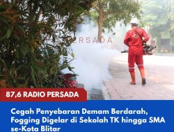 Cegah Penyebaran Demam Berdarah, Fogging Digelar di Sekolah TK hingga SMA se-Kota Blitar