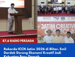 Rakorda ICCN Jatim 2026 di Blitar, Emil Dardak Dorong Ekonomi Kreatif Jadi Kekuatan Baru Daerah