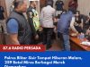 Polres Blitar Sisir Tempat Hiburan Malam, 259 Botol Miras Berbagai Merek Diamankan