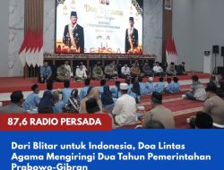 Dari Blitar untuk Indonesia, Doa Lintas Agama Mengiringi Dua Tahun Pemerintahan Prabowo-Gibran