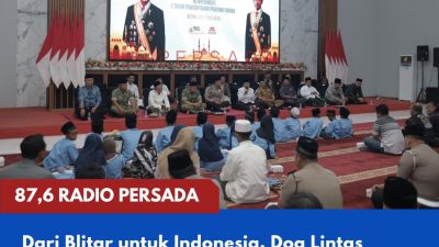 Dari Blitar untuk Indonesia, Doa Lintas Agama Mengiringi Dua Tahun Pemerintahan Prabowo-Gibran