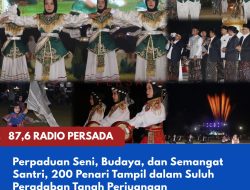 Perpaduan Seni, Budaya, dan Semangat Santri, 200 Penari Tampil dalam Suluh Peradaban Tanah Perjuangan