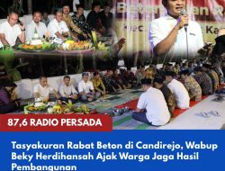 Tasyakuran Rabat Beton di Candirejo, Wabup Beky Herdihansah Ajak Warga Jaga Hasil Pembangunan