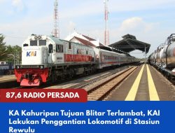 KA Kahuripan Tujuan Blitar Terlambat, KAI Lakukan Penggantian Lokomotif di Stasiun Rewulu