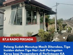 Palang Sudah Menutup Masih Diterobos, Tiga Insiden dalam Tiga Hari Jadi Peringatan Keras bagi Pengendara di Perlintasan KA