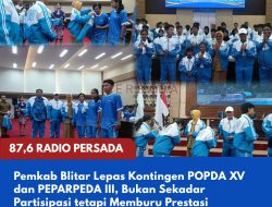 Pemkab Blitar Lepas Kontingen POPDA XV dan PEPARPEDA III, Bukan Sekadar Partisipasi tetapi Memburu Prestasi