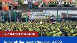 Semarak Hari Santri Nasional, 3.000 Muslimat NU Blitar Bergerak Sehat Lewat Senam Mustika Segar